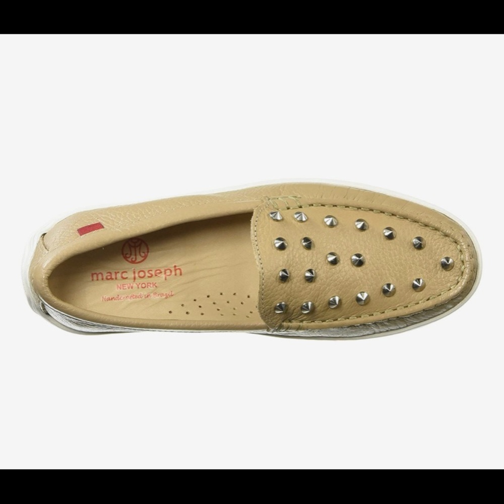 Kids Sz 12 / EU 30 Marc Joseph New York Leather Studded Loafers (Brand New) -A2